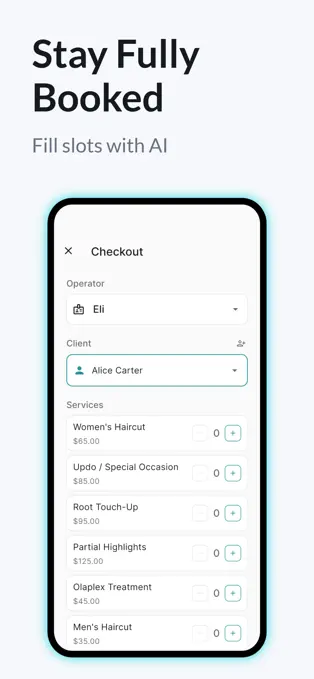 Stay fully booked — fill slots with AI